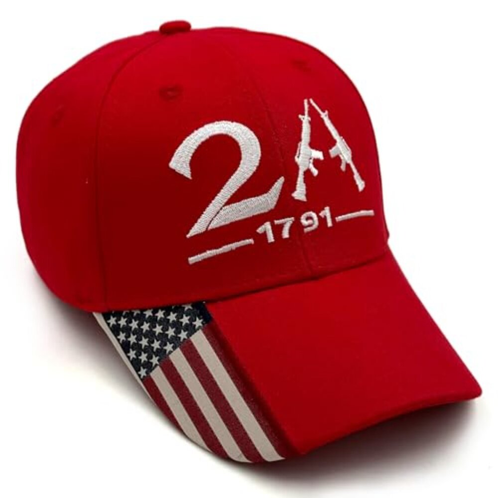 American Flag Baseball Cap Adjustable Embroidery … - image 4